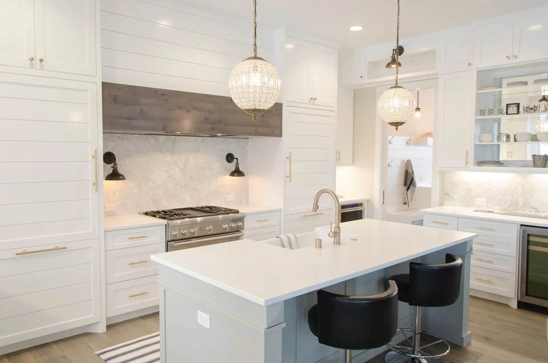 White Kitchen Remodeling