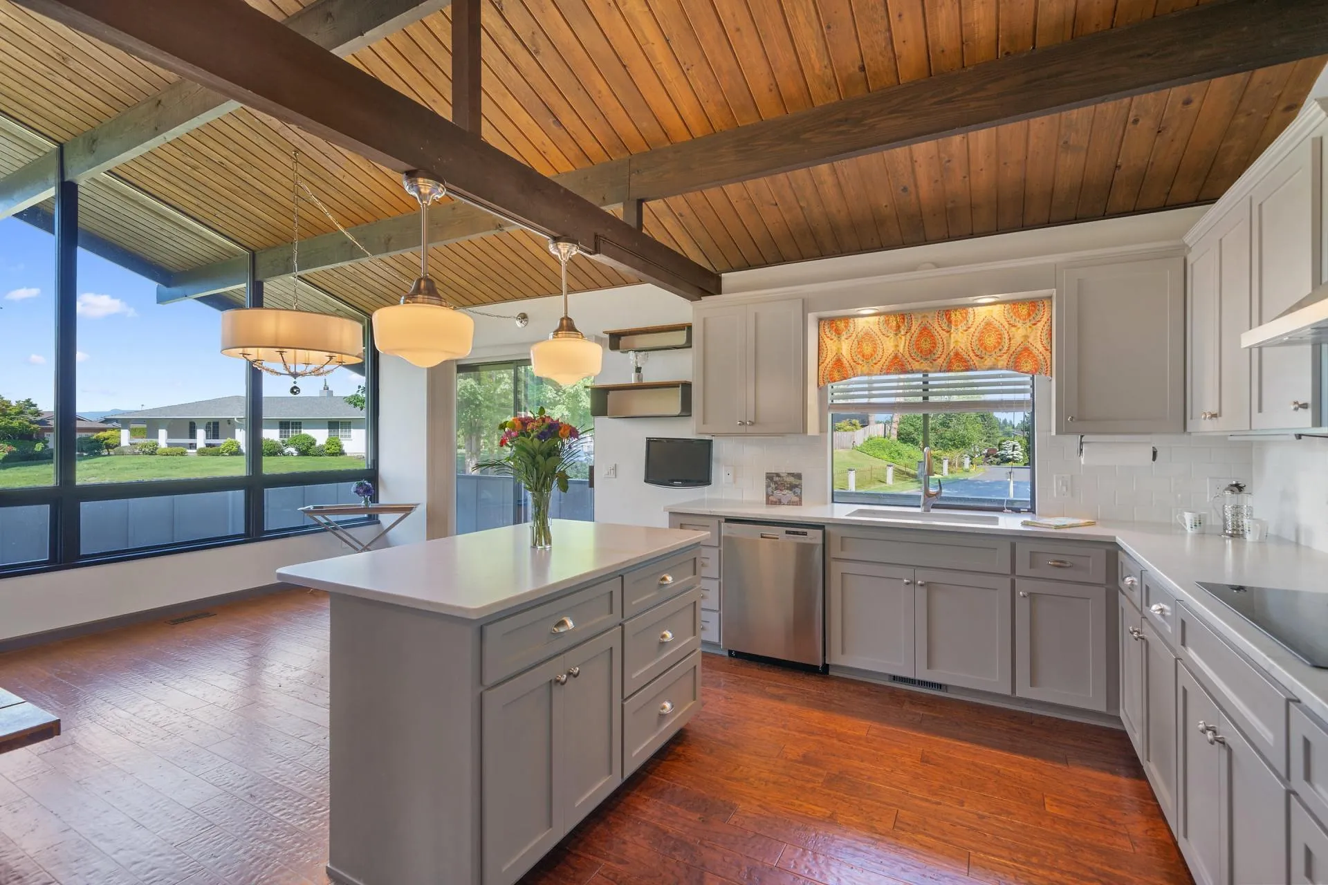Kitchen with Open Window