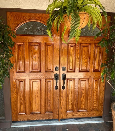 Front Door-Stain