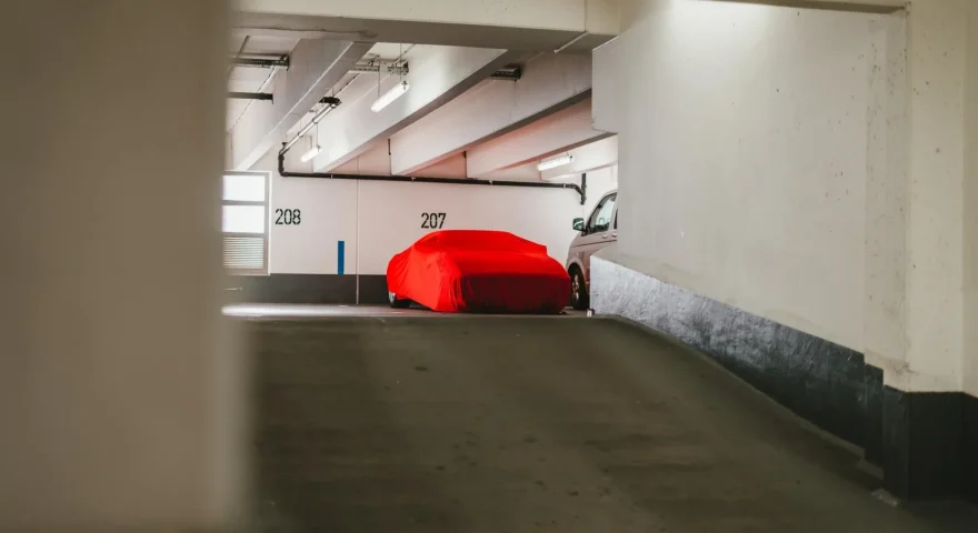 Car Parking Wall Painting