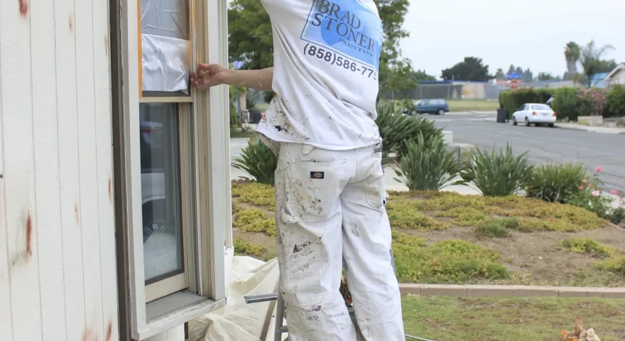Outer House Window Painting